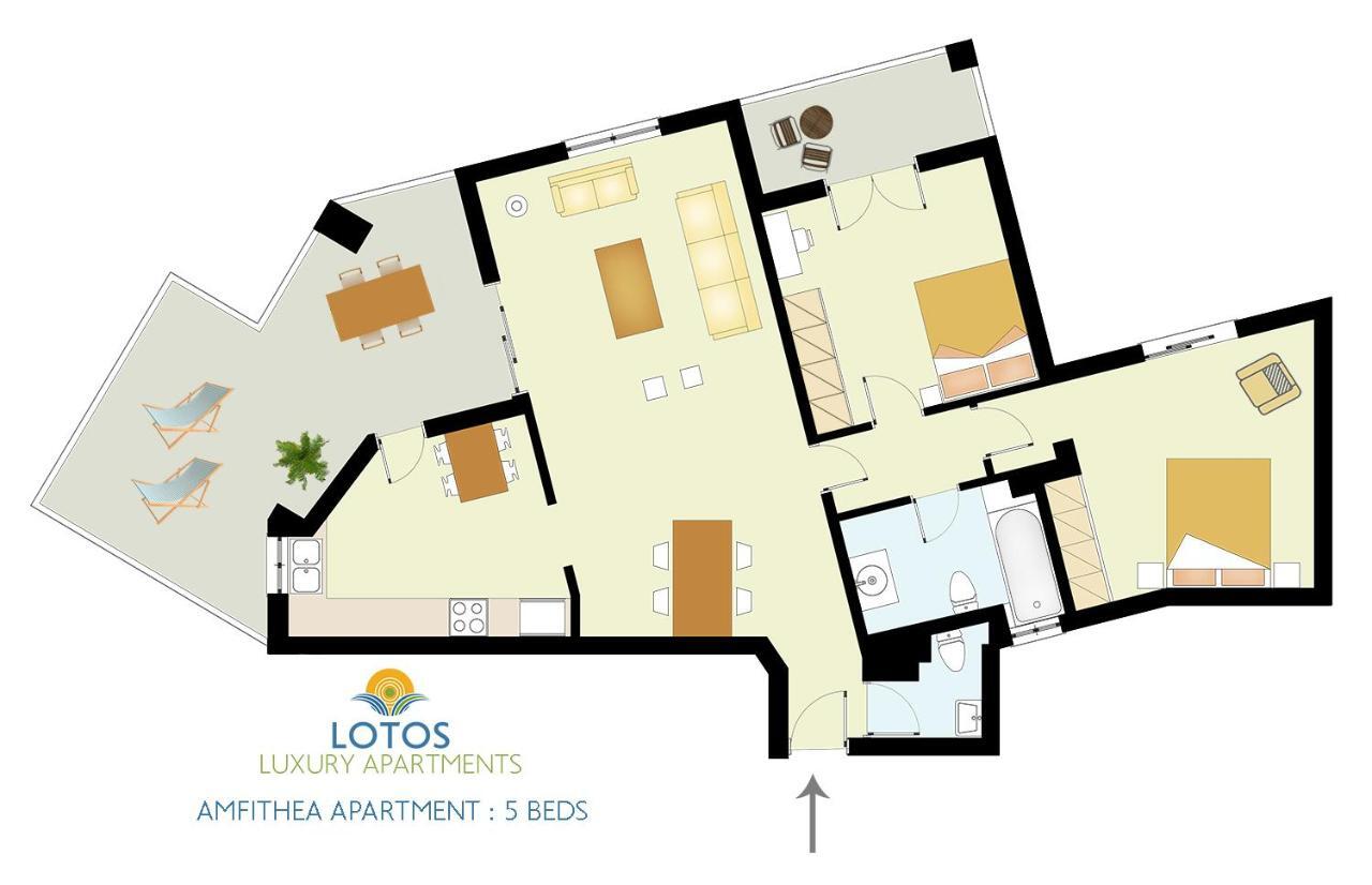 Lotos - Luxury Apartments Kounoupidhianá المظهر الخارجي الصورة